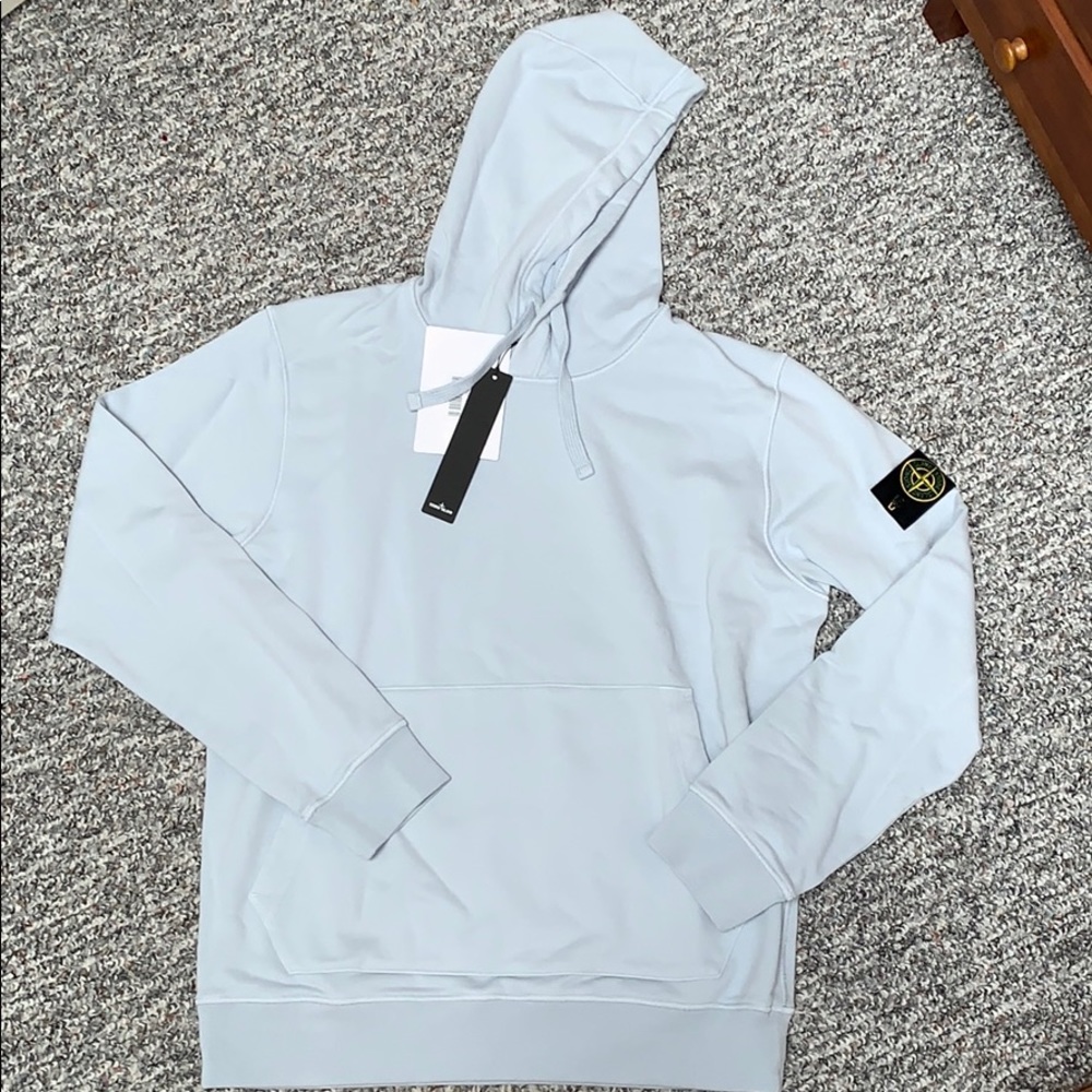 Stone Island Sky Blue Hoodie